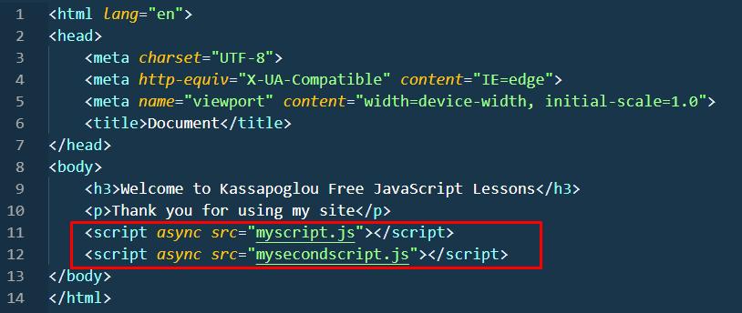 δωρεάν μαθήματα JavaScript