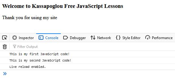 δωρεάν μαθήματα JavaScript
